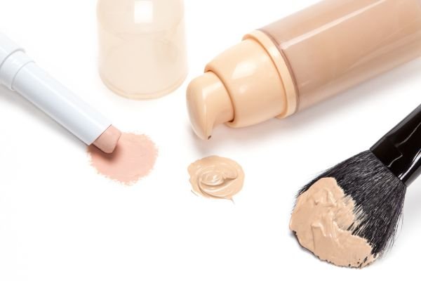 foundation and concealer