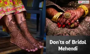 don'ts of bridal mehendi